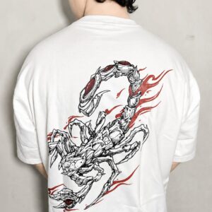 Antique Want – Scorpian Graphic Print T-Shirt