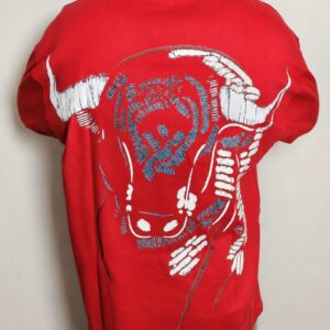 Antique Want – Bull Graphic Print T-Shirt