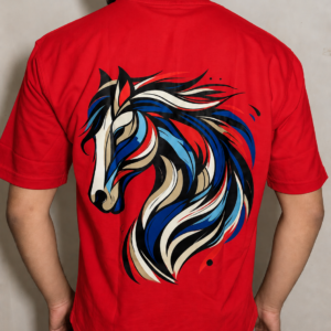 Antique Want – Velocity Graphic T-Shirt Red